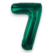 Picture of FOIL BALLOON NUMBER 7 BOTTLE GREEN 34 INCH